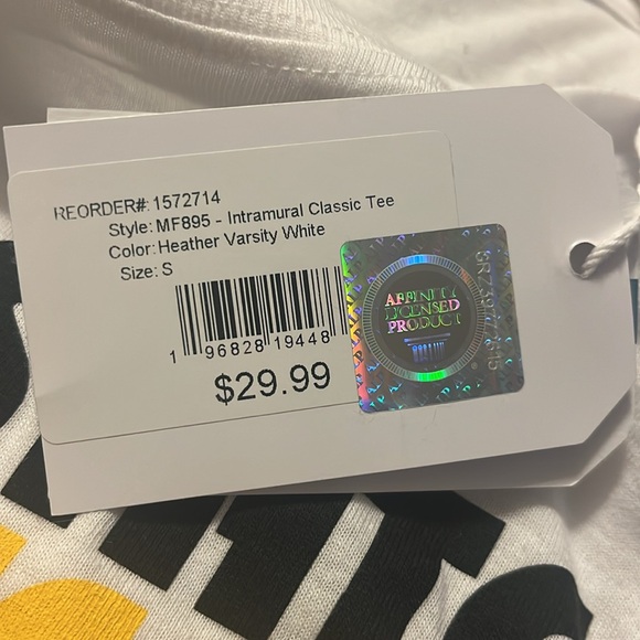 Leage White Appalachian State Classic Tee - Picture 3 of 3